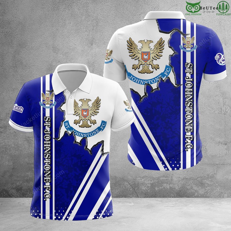 108 St Johnstone F.C. Scottish Premiership 3D Polo T Shirt hoodie for fans