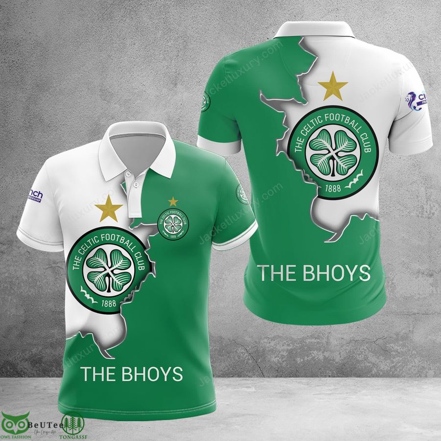 160 Celtic F.C. The Bhoys Scotland football champions 3D Polo T shirt Hoodie