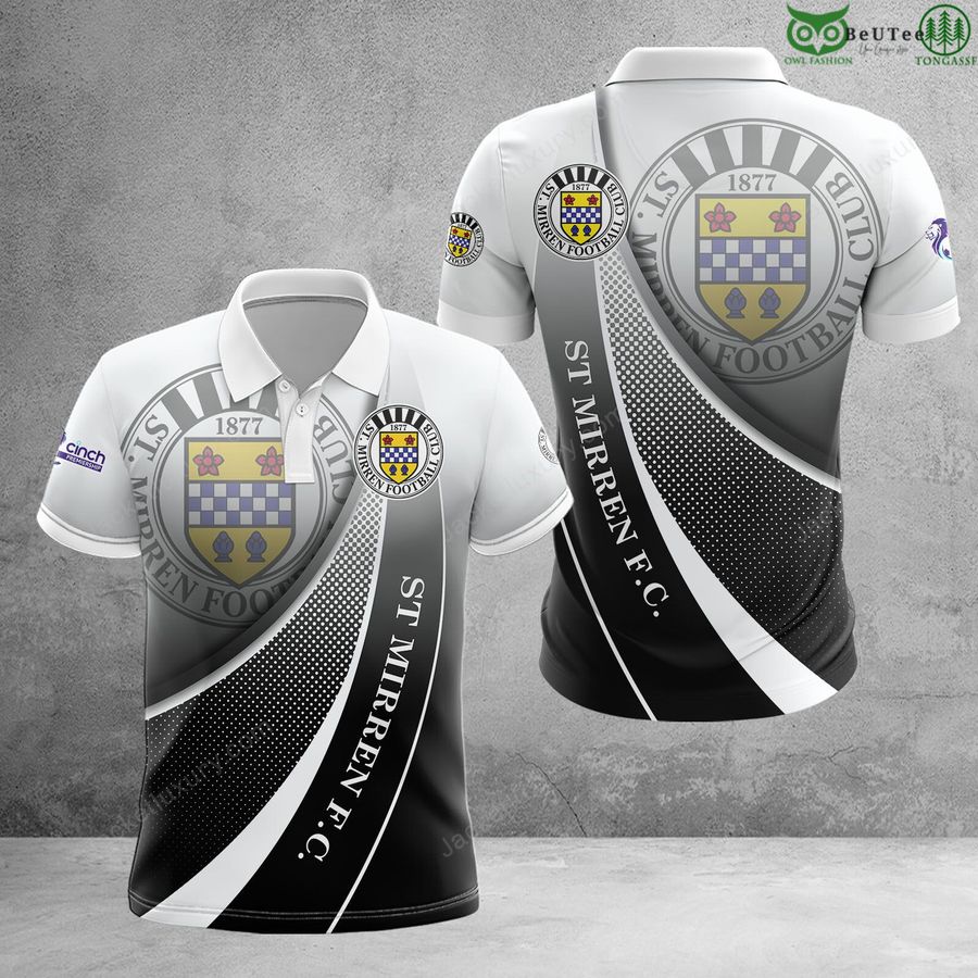 189 St Mirren F.C. Scottish Premiership 3D Polo T Shirt hoodie sporty vibe