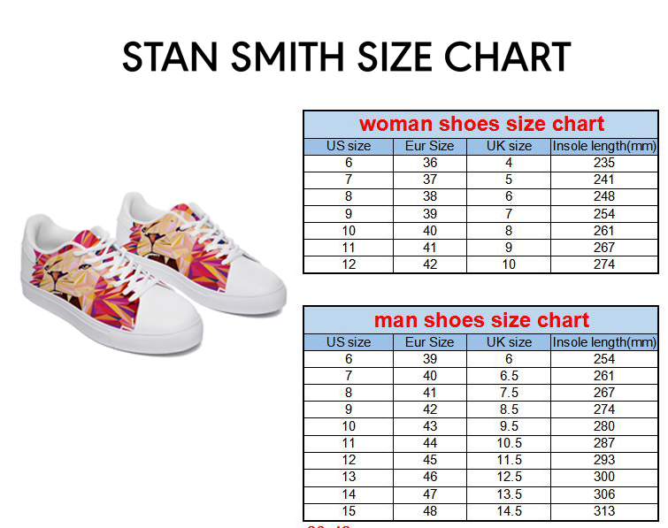 stan smith size