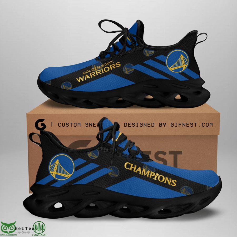 3 Golden State Warriors finals champions navy Max Soul running sneakers