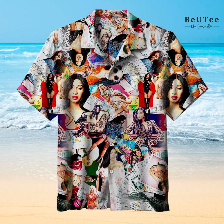 Cardi B Rapper Hawaiian Shirt