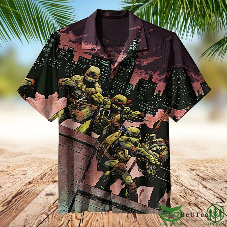 TMNT City Night Heros Hawaiian Shirt