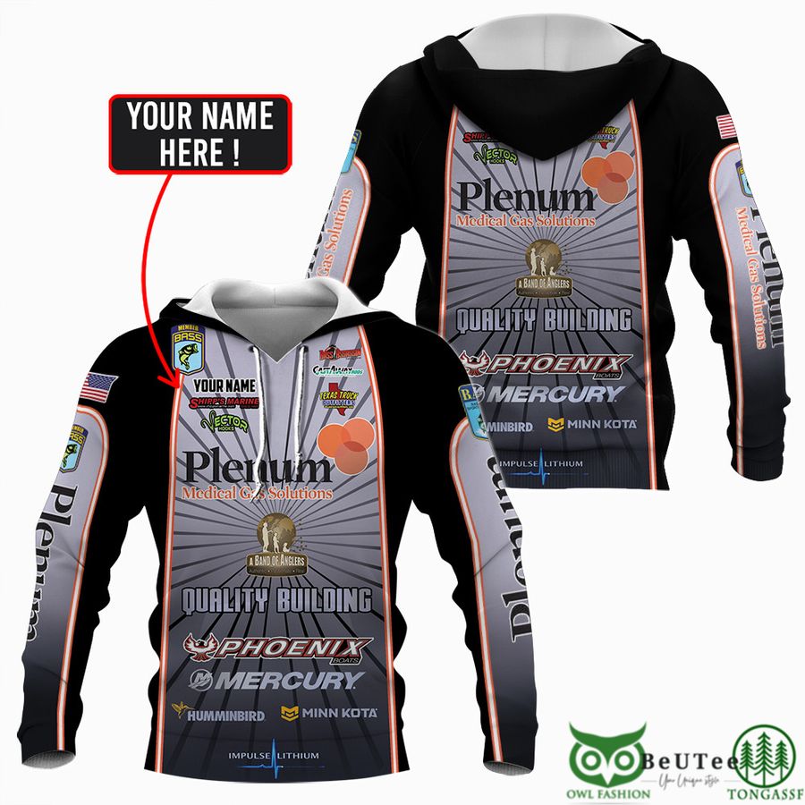 Personalized Race Tournament Plenum Medical Gas Solutions 3D Shirt