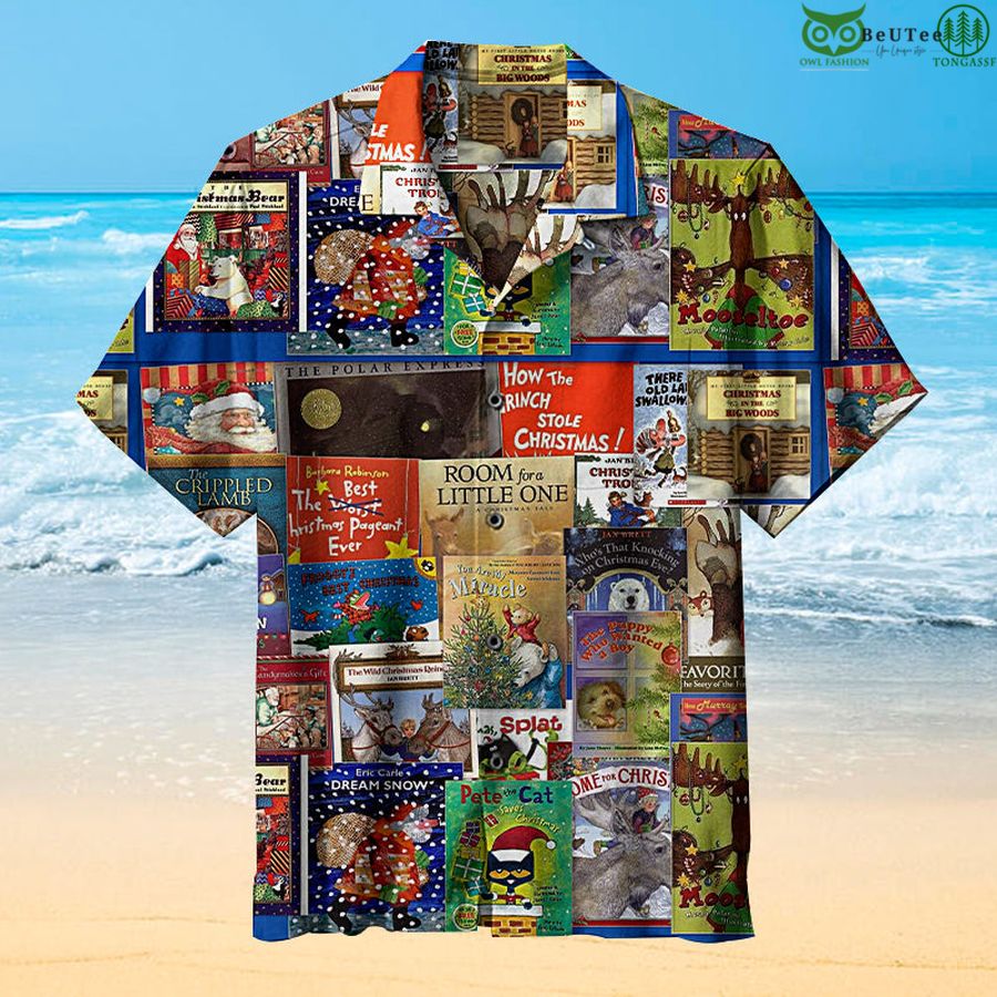 Christmas Book Collection Hawaiian Shirt