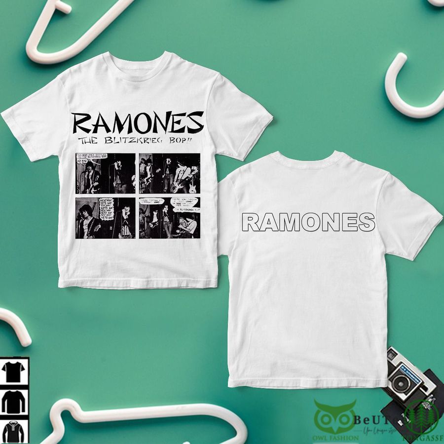 RAMONES BOP Rock Band 3D T-shirt 