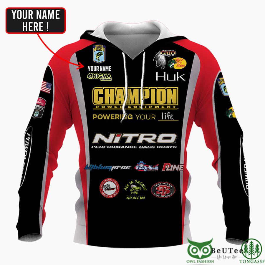 Personalized Race Tournament Champion Power Equipment 3D Shirt