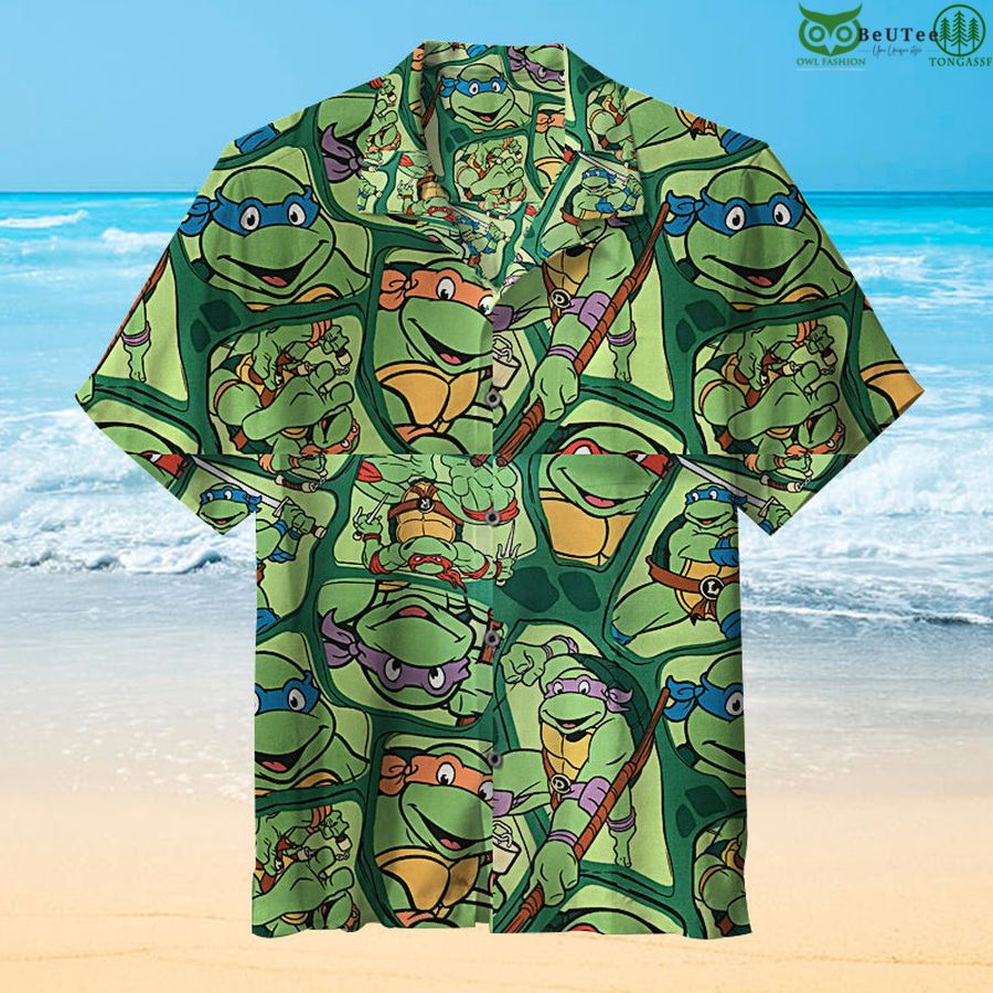 Ninja Turtles Animation Hawaiian Shirt