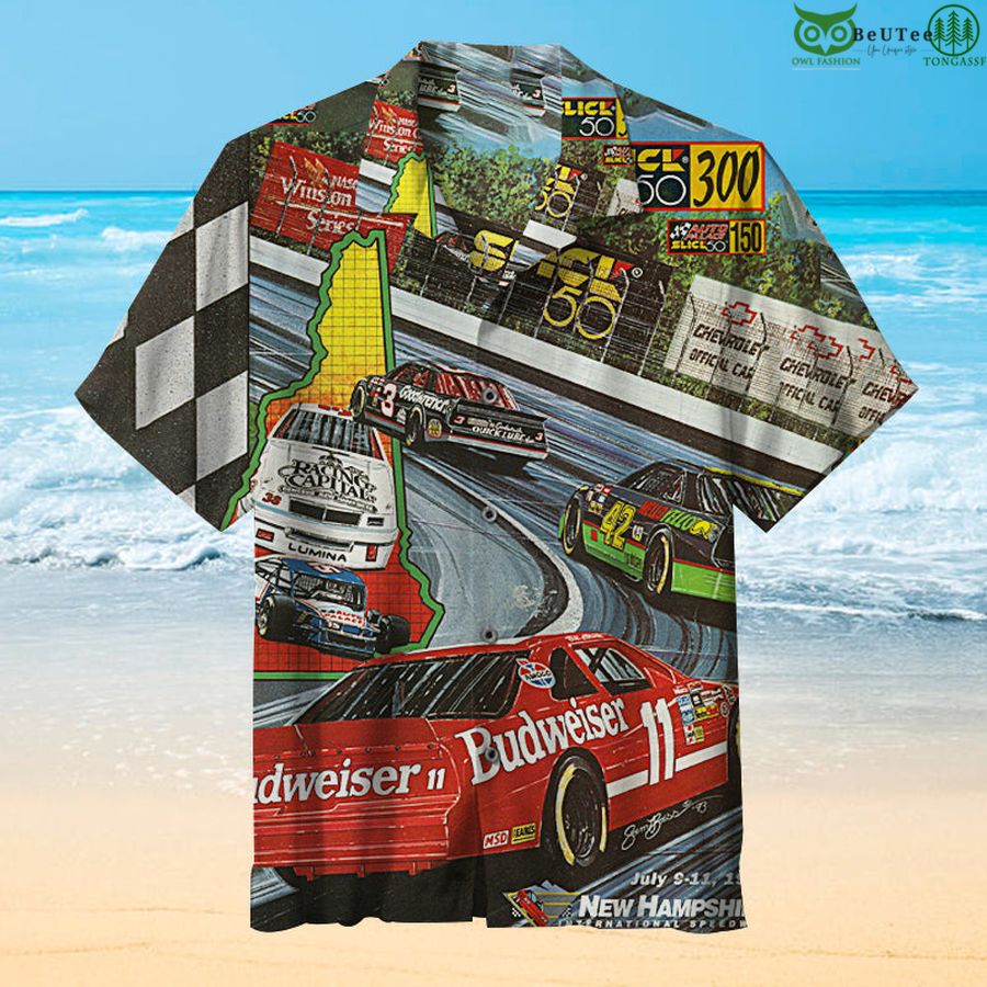 Late Model Sportsman Racing Car Hawaiian Shirt