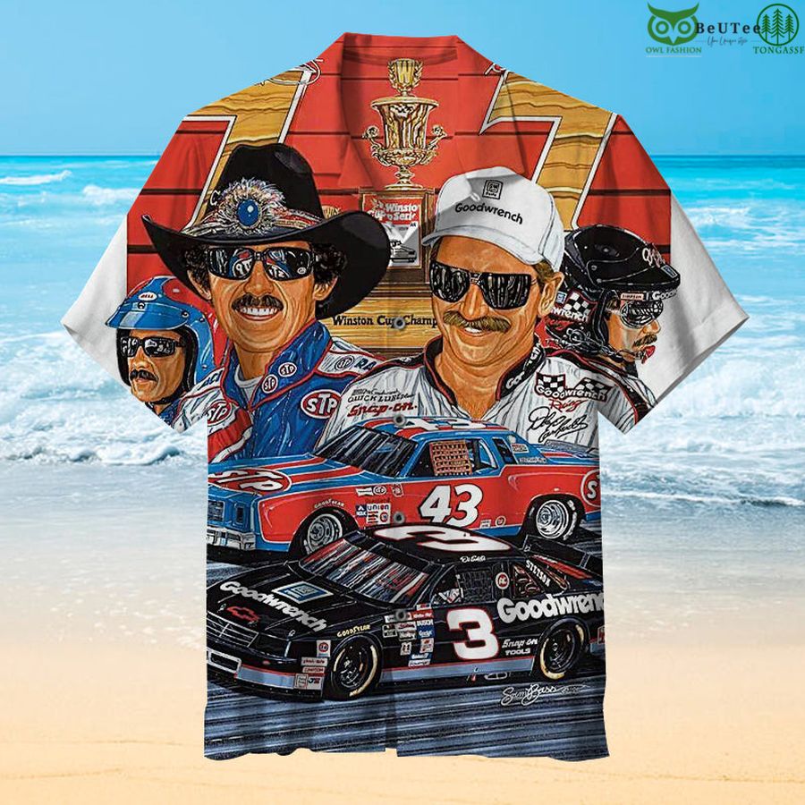 Nascar Race Cars Hawaiian Shirt