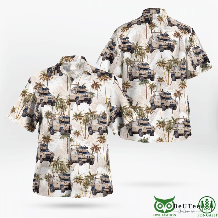 British Army Iveco LMV Panther Hawaiian Shirt