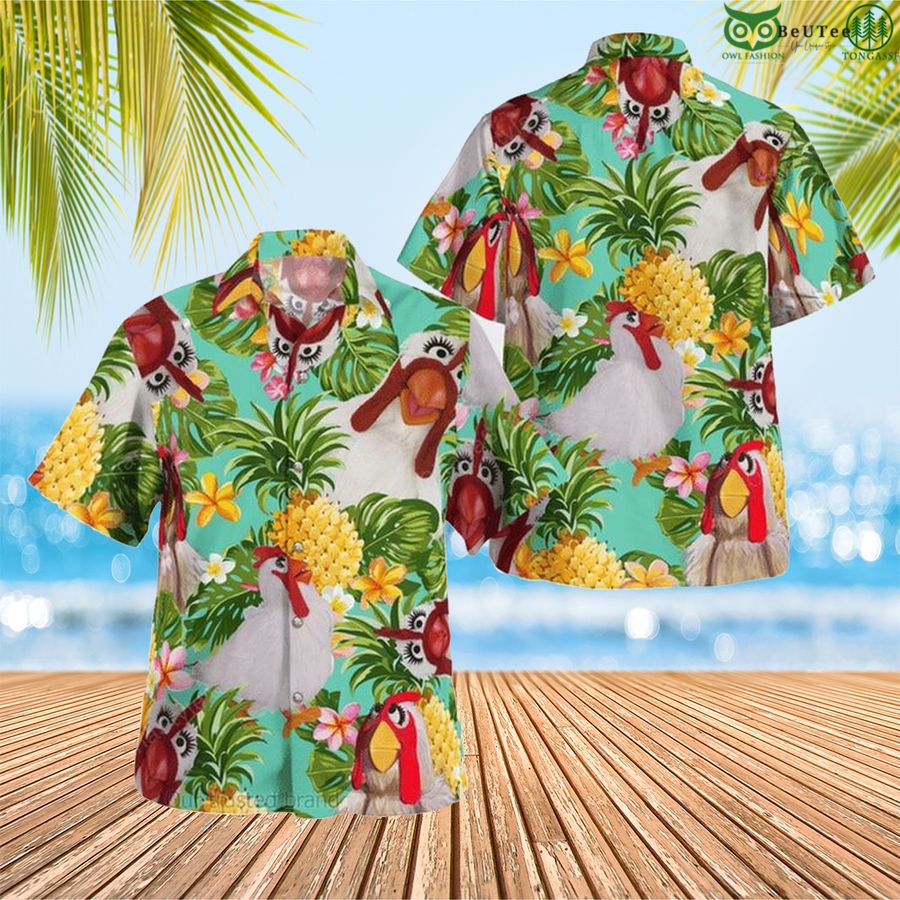 The Muppets Camilla the Chicken Hawaiian Shirt