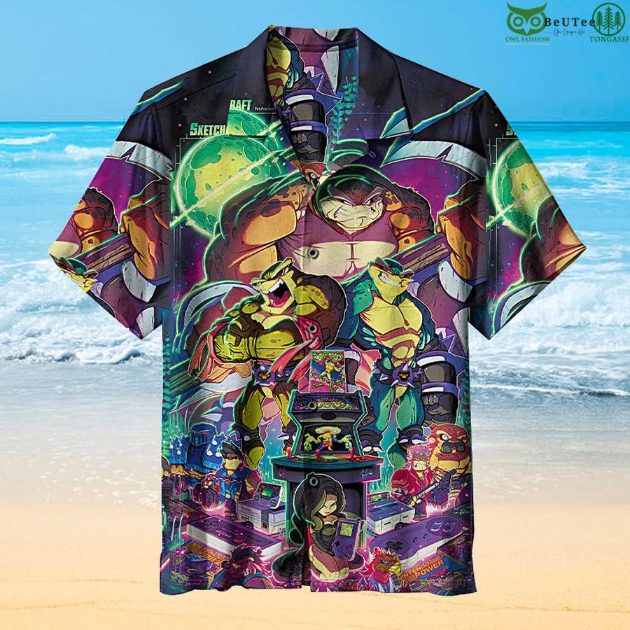 BT Gaming Tribute Print Hawaiian Shirt