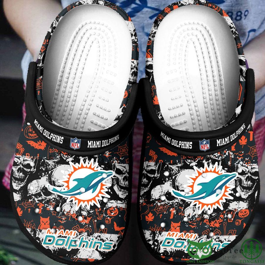 NFL Miami Dolphins Team Logo Clogs