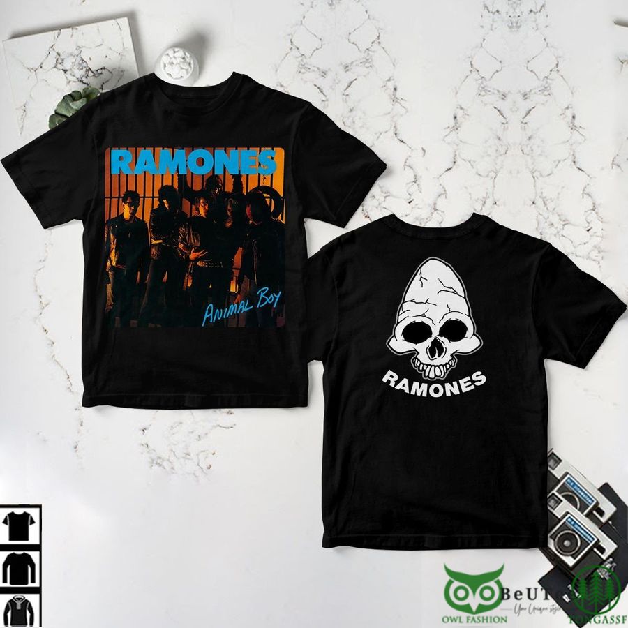 RAMONES ANIMAL BOY Rock Band Black 3D T-shirt 