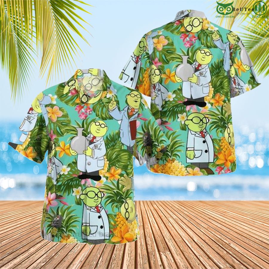 The Muppets Dr. Bunsen Honeydew Hawaiian Shirt