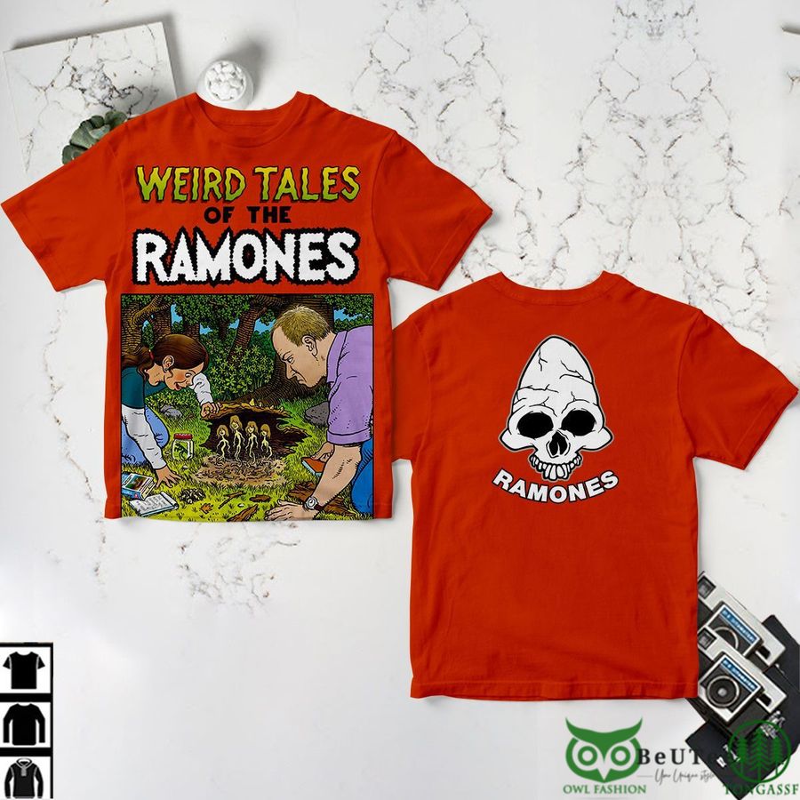RAMONES WEIRD TALES Rock Band 3D T-shirt 
