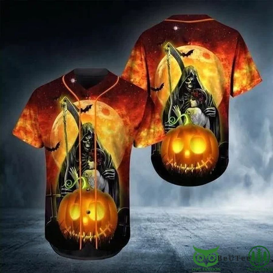 Halloween Night Horror Evil Baseball Jersey shirt 