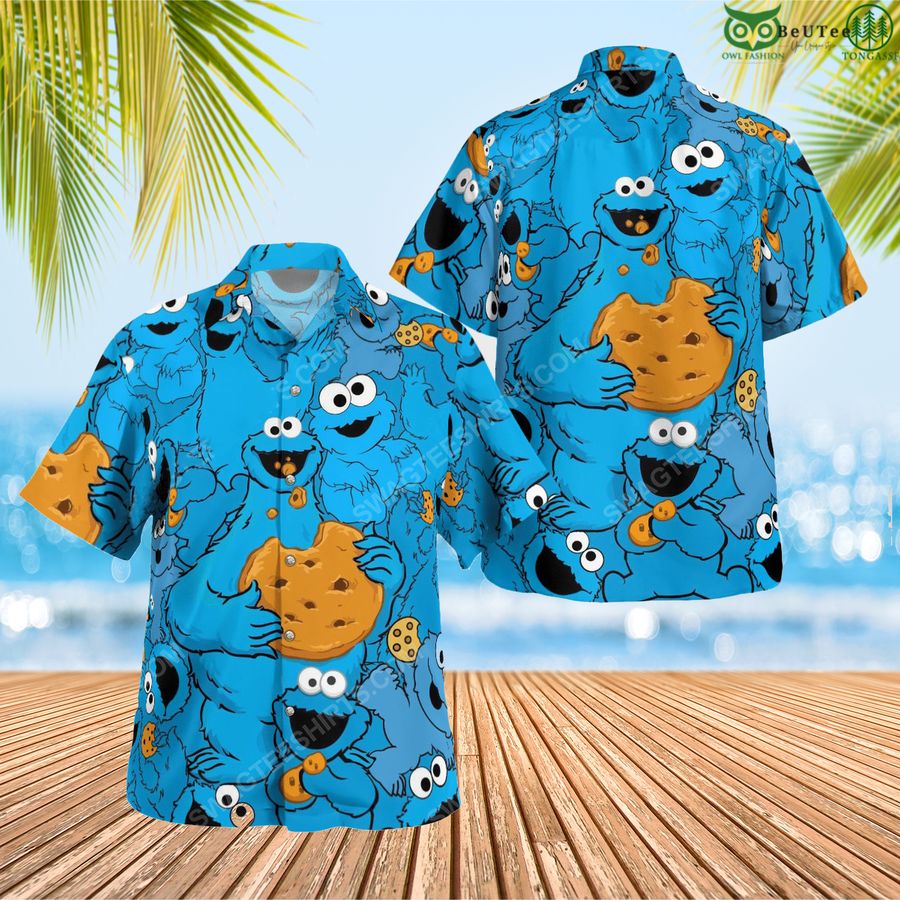 The Muppets Cookie Monster Hawaiian Shirt