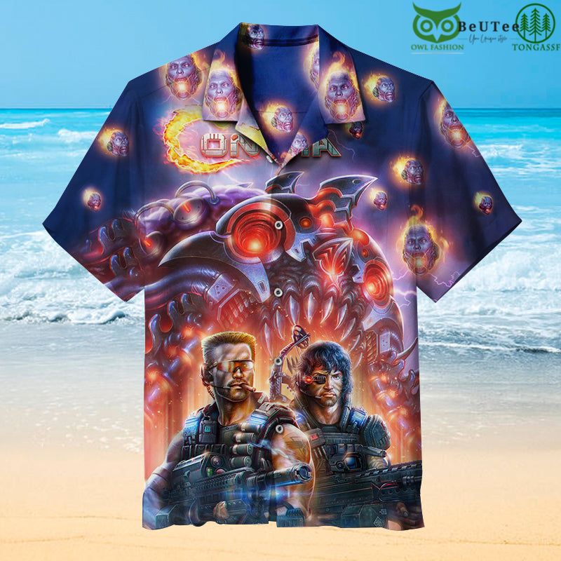 Contra Video Games Hawaiian Shirt