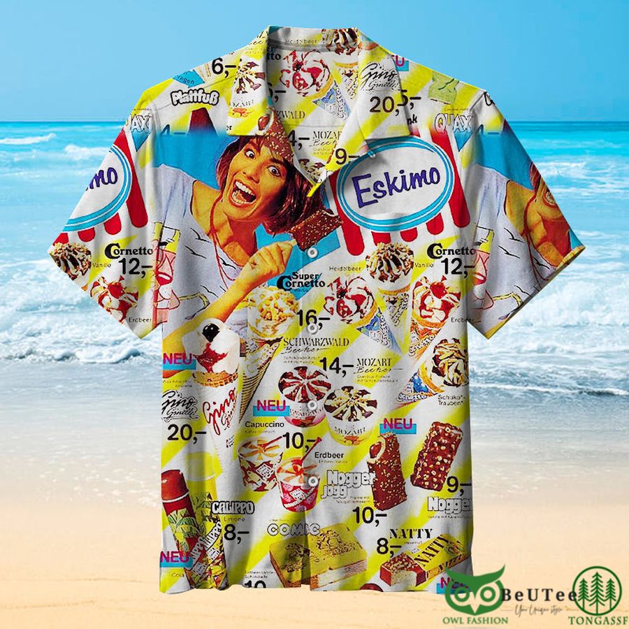 Eskimo Eiskarten von 1965-2008 Hawaiian Shirt