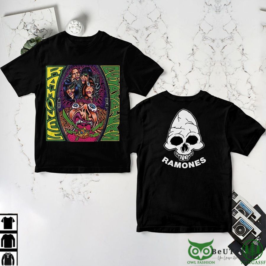 RAMONES ACID Rock Brand Black 3D T-shirt