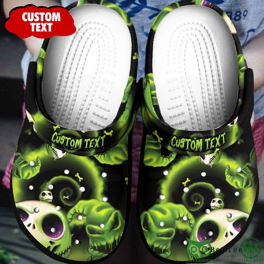 Personalized Halloween Green Ghost Clogs 