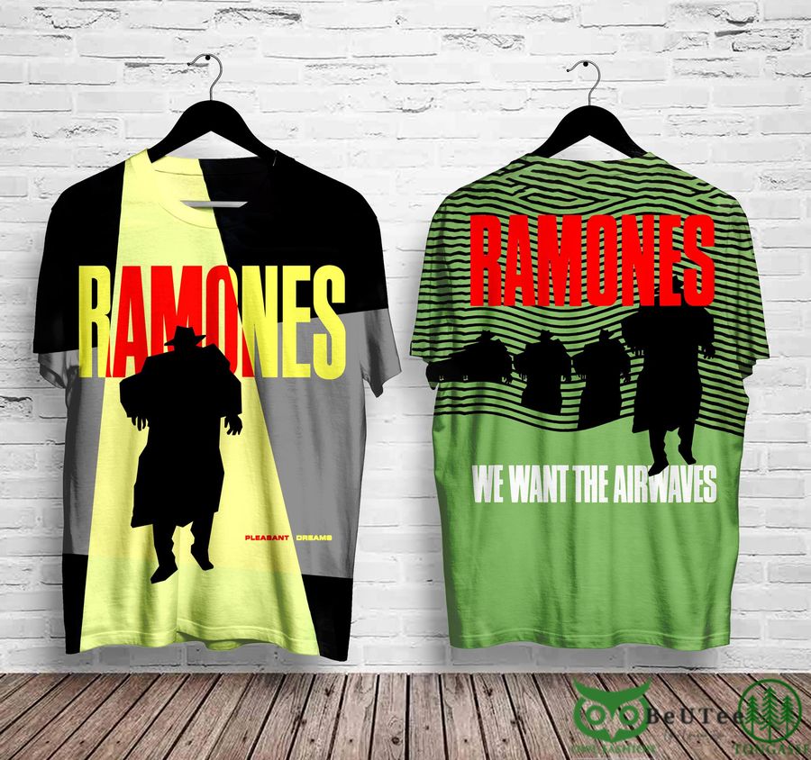 RAMONES Pleasant Dreams Rock Band 3D T-shirt 