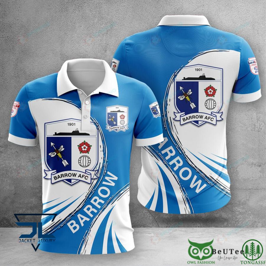 Barrow AFC EPL 3D Polo Tshirt Hoodie