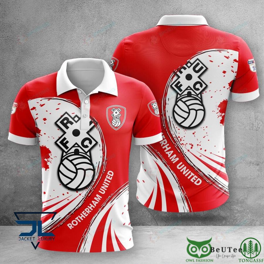 Rotherham United EPL 3D Tshirt Polo Hoodie