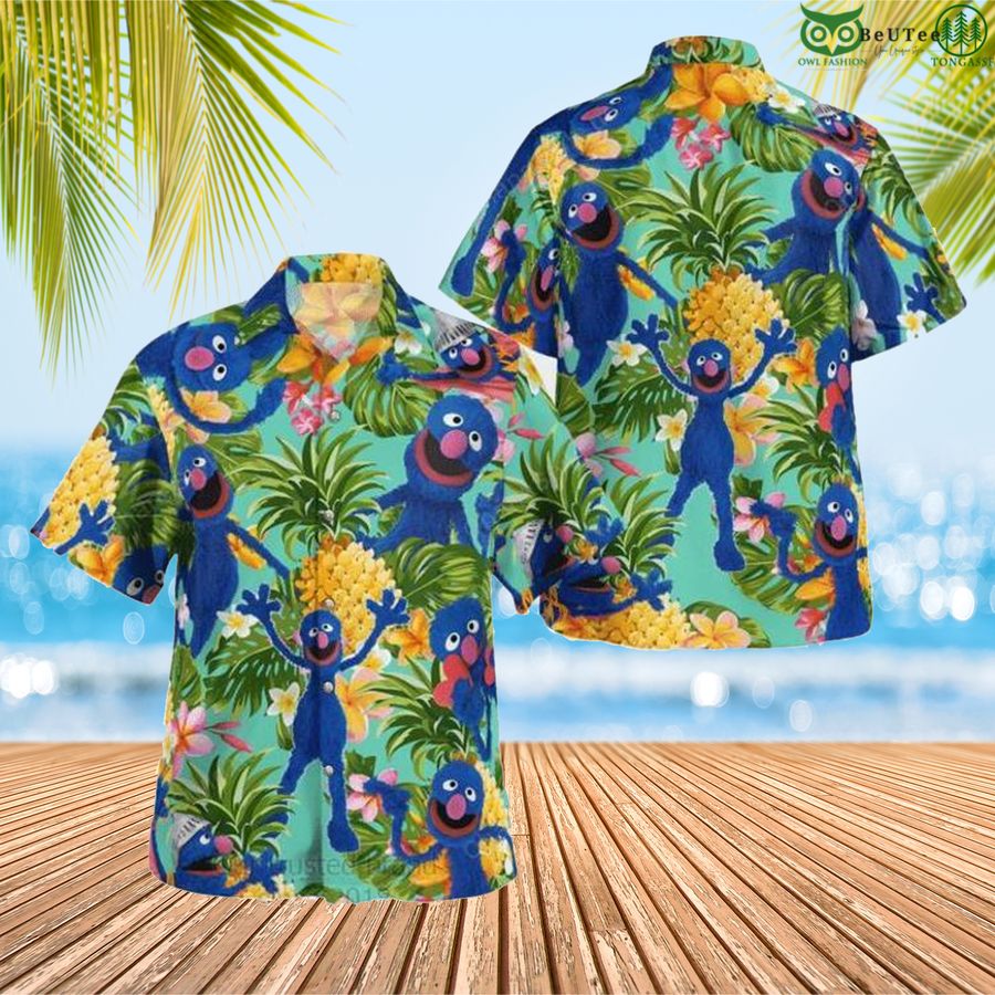 The Muppets Grover Hawaiian Shirt