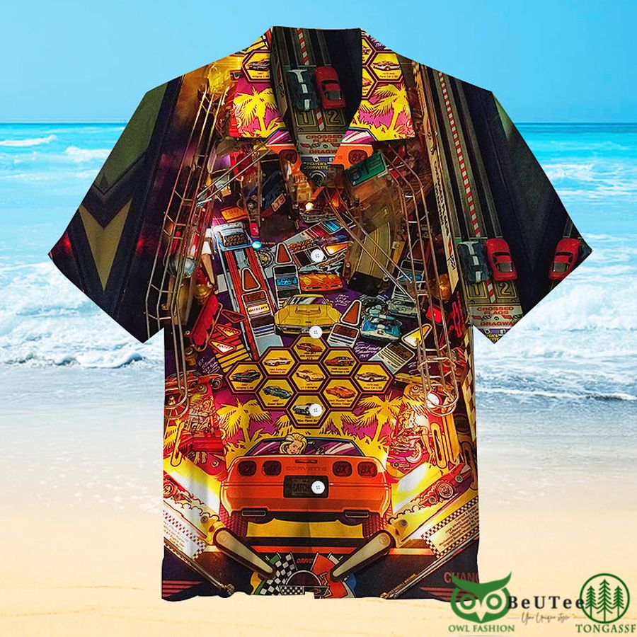 Corvette Pinball Hawaiian Shirt