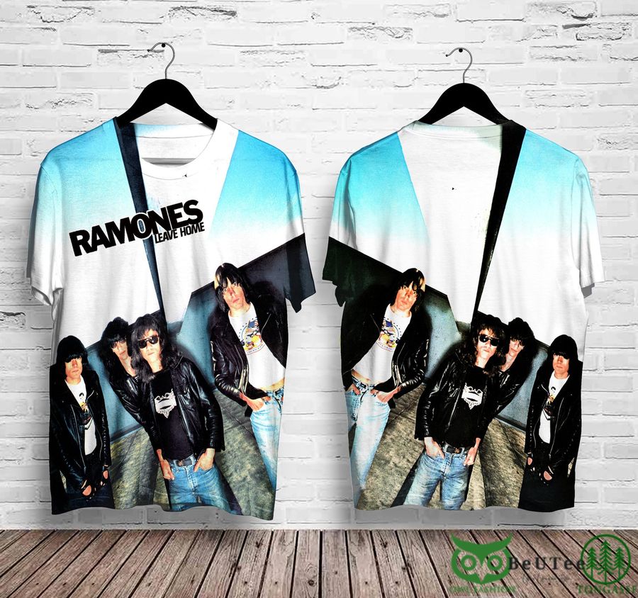 RAMONES Leave Home Rock Band 3D T-shirt 