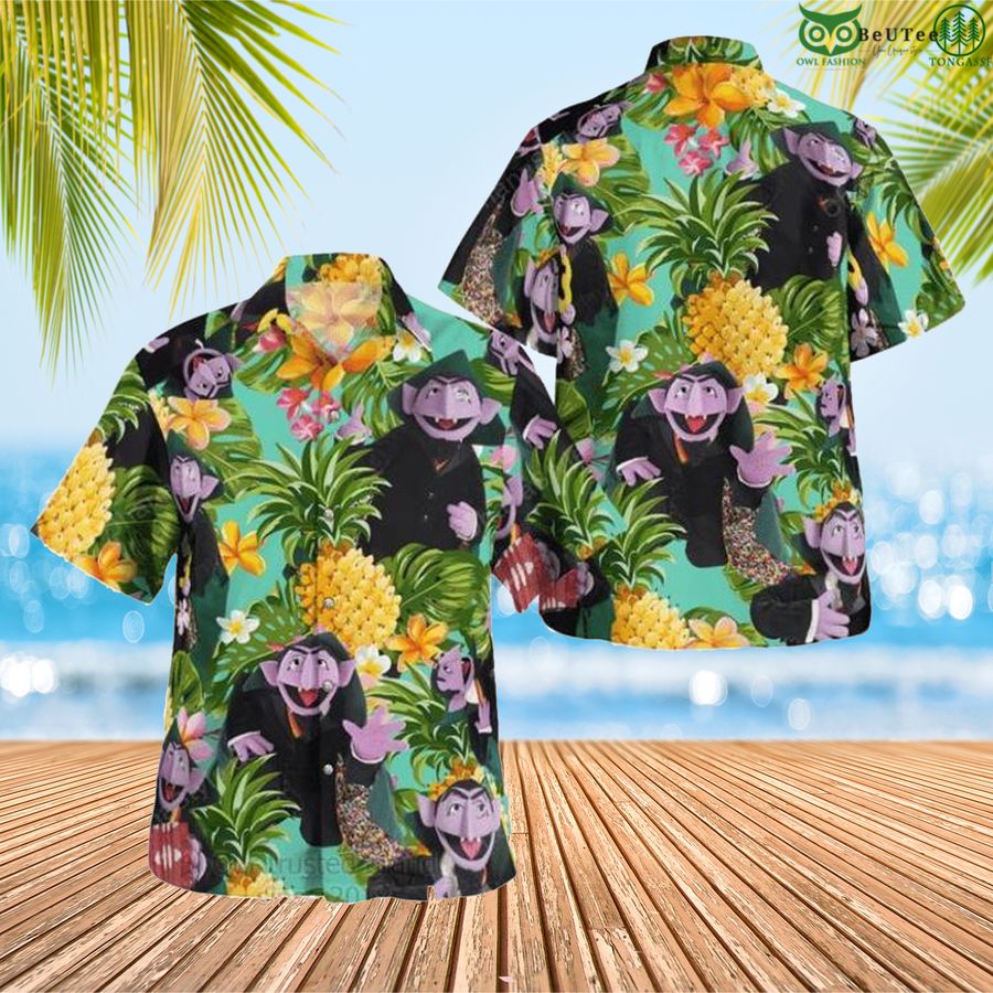The Muppets The Count Hawaiian Shirt