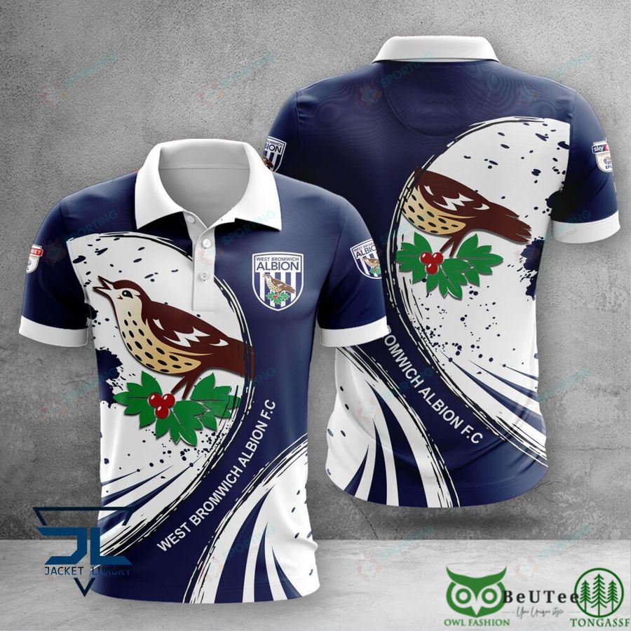 West Bromwich Albion F.C EPL 3D Tshirt Polo Hoodie