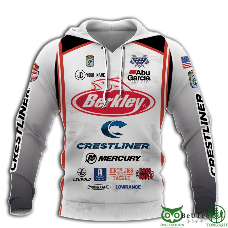 Personalized Race Tournament Berkley Crestliner 3D Shirt