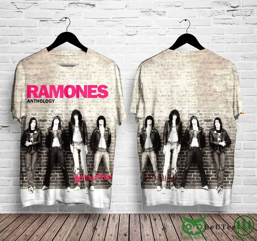 RAMONES Hey! Ho! Let's Go Rock Band 3D T-shirt 