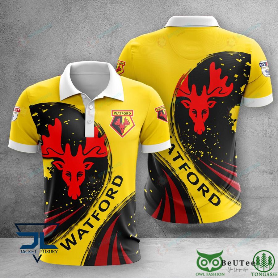 Watford EPL 3D Tshirt Polo Hoodie