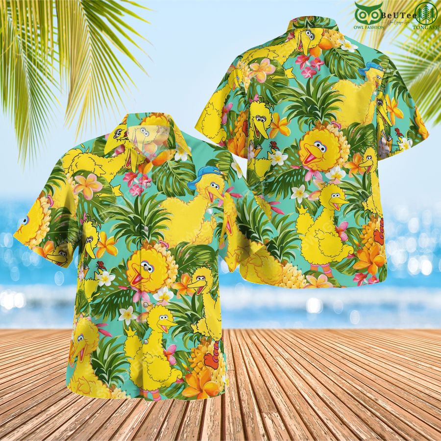 The Muppets Big Bird Hawaiian Shirt