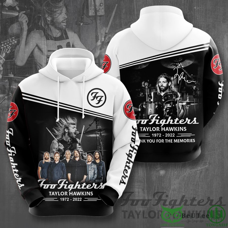 Foo Fighters Taylor Hawkins Memory Tribute 2022 3D Hoodie