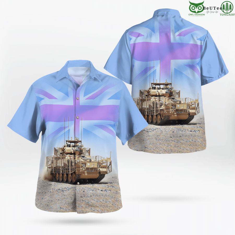 British Army Armoured Fighting Vehicle Hawaiian Shirt