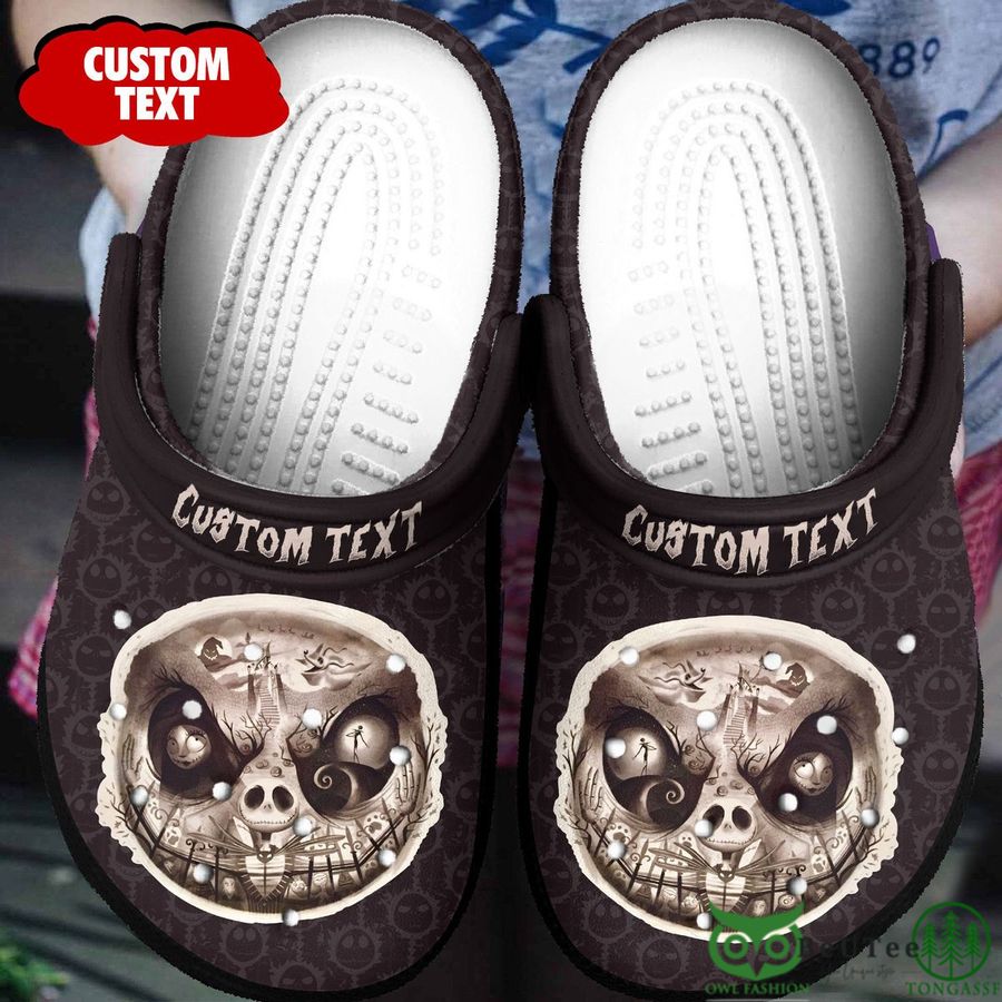 Personalized Halloween Skull Jack Skellington Clogs 