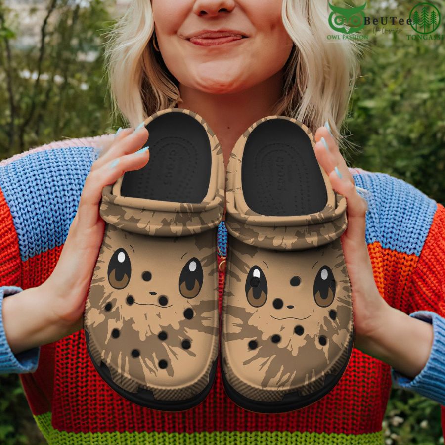 Eevee Tie Dye Face Classic Crocs Pokemon