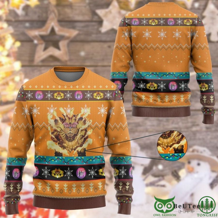 31 Anime YGO The Legendary Exodia Incarnate Custom Imitation Knitted Thicken Ugly Sweater