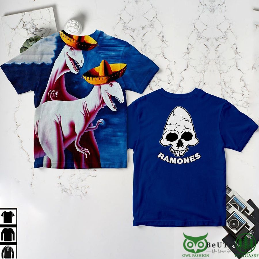 RAMONES ADIOS AMIGOS Rock Band 3D T-shirt 