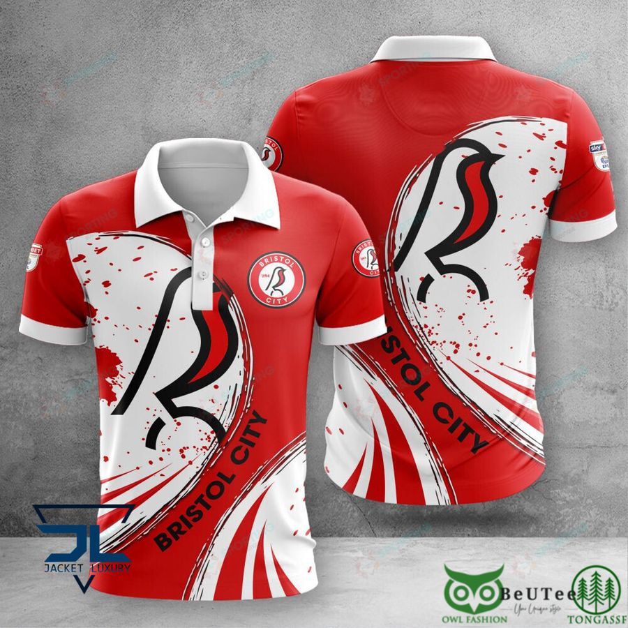 Bristol City EPL 3D Tshirt Polo Hoodie