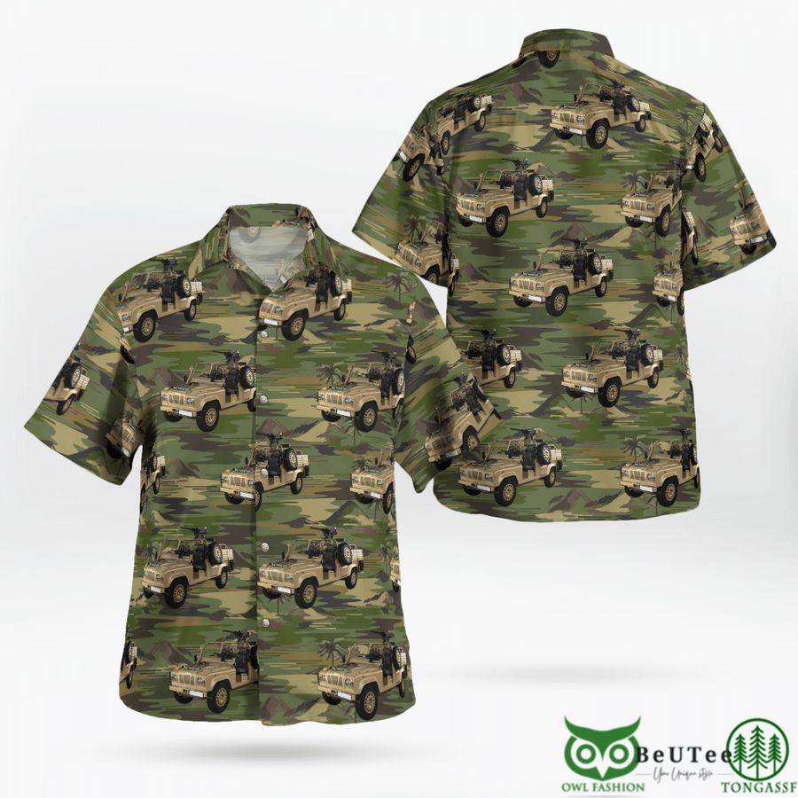 British Army RWMIK Land Rover Hawaiian Shirt