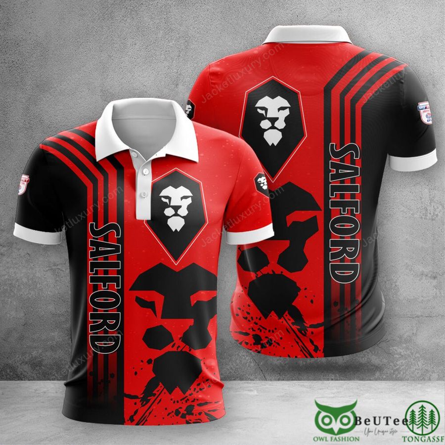Salford City EPL 3D Polo Tshirt Hoodie