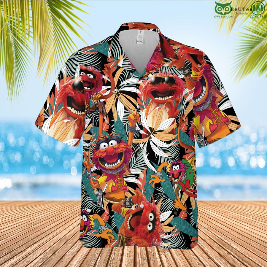 The Muppets Animal red swag Hawaiian Shirt