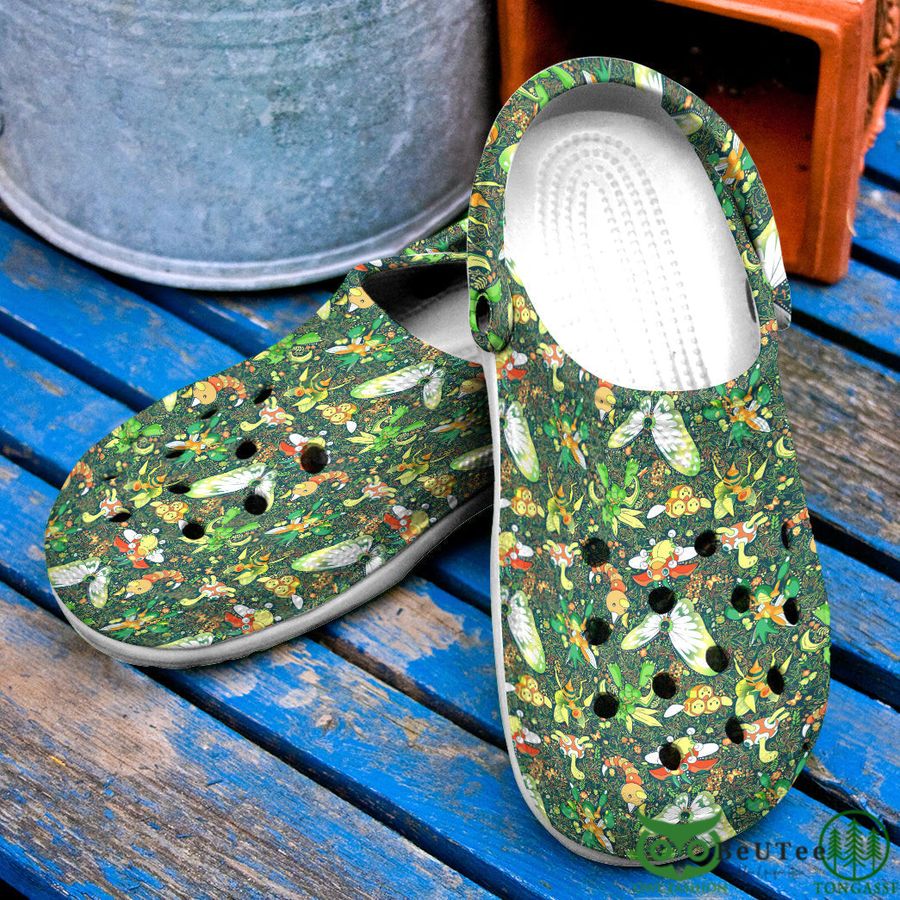 Bug Seamless Pattern Custom Classic Clogs